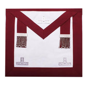 Provincial Steward Craft Apron – Maroon Silver