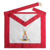 18th Degree Rose Croix Scottish Rite Apron – Red Borders With Colorful Emblem
