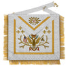 33rd Degree Scottish Rite Apron – Hand Embroidery Wings Up ALL COUNTRIES FLAGS