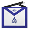 International Masons Apron – Royal Blue Ribbon Borders With Black Waist Belt