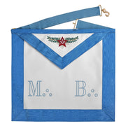 Master Mason Blue Lodge Apron – Blue Ribbon Machine Embroidery