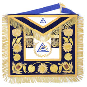 Past Grand Thrice Illustrious Master Royal & Select Masters Council Apron – Blue Velvet
