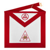 Past High Priest Royal Arch Chapter Apron – Red Ribbon With Triple Tau