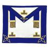 Provincial Craft Apron – White & Royal Blue