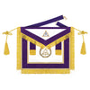 Royal & Select Masters Grand Council Apron – Purple Velvet With Tassels
