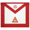 Secretary Royal Arch Chapter Officer Apron – Red Machine Embroidery