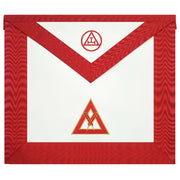 Secretary Royal Arch Chapter Officer Apron – Red Machine Embroidery