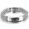 Master Mason Interlaced Stainless Steel Bracelet
