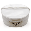 31st Degree Scottish Rite Crown Cap – White with Silver Cap Cord