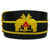 32nd Degree Scottish Rite Crown Cap – Hand Embroidered Double-Eagle