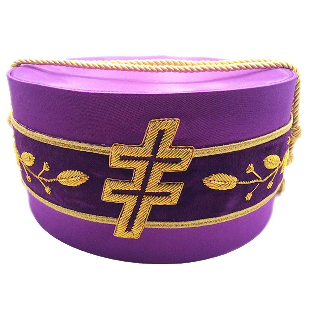 Riaz Impex Masonic Caps & Hats 33rd Degree Scottish Rite Crown Cap – Purple