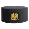 32nd Degree Scottish Rite Crown Cap – Black Rayon With Gold Double Eagle