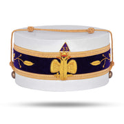 33rd Degree Scottish Rite Crown Cap – Wings Down Hand Embroidery With Gold Bullion