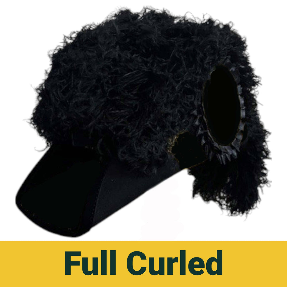 Riaz Impex Masonic Caps & Hats 6-5/8 / 6-PLY full curled Line Officer Knights Templar Illinois Regulation Chapeau – All Black Plumes