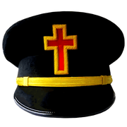 Past Commander Knights Templar Fatigue Cap – Hand Embroidered