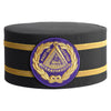Past Grand Master Blue Lodge Crown Cap – Purple Patch With Double Braid