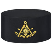 Past Master Blue Lodge Crown Cap – Black & Gold