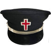 Knights Templar Sir Knight Fatigue Cap – Silver Trim