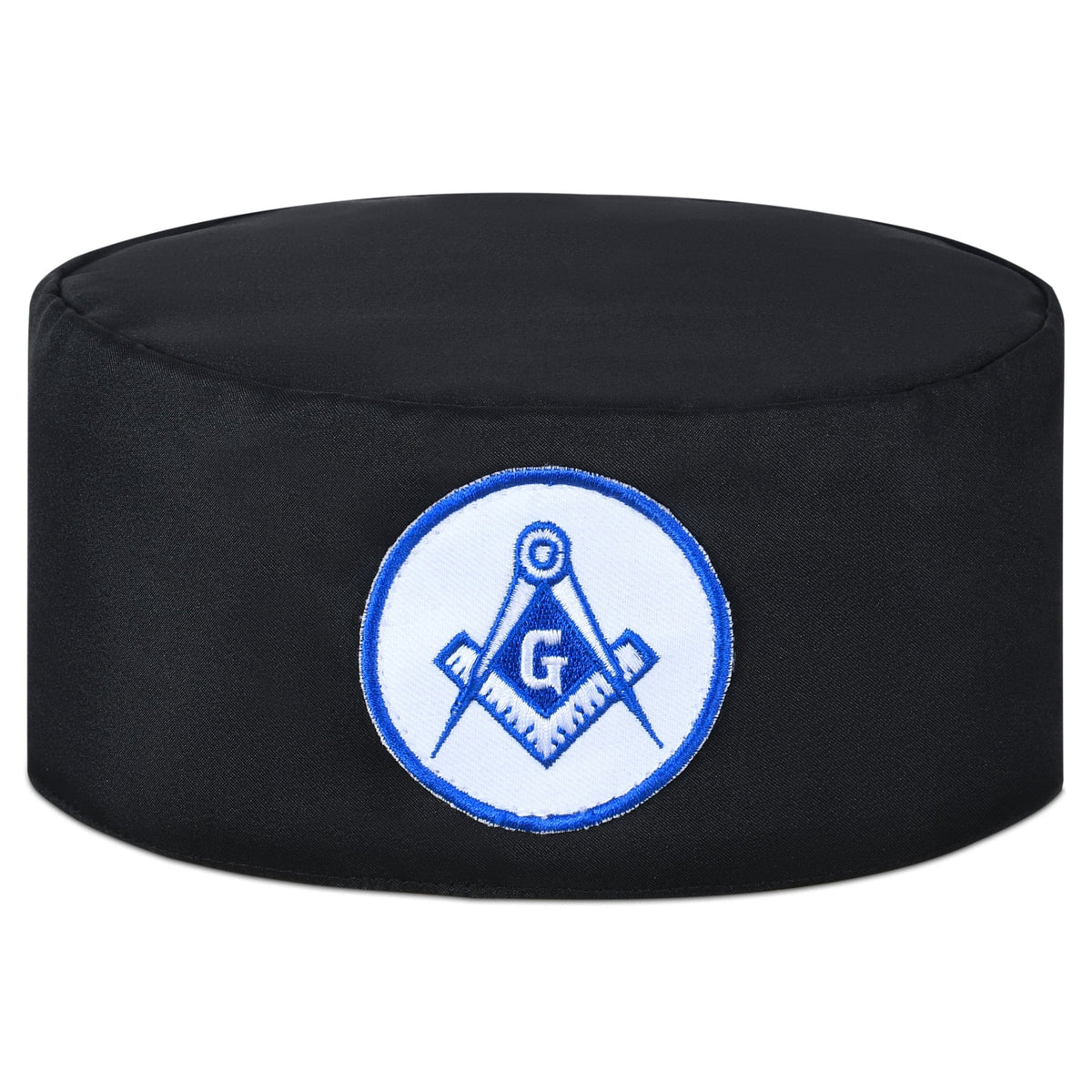 Riaz Impex Masonic Caps & Hats 6-5/8 / Soft Master Mason Blue Lodge Crown Cap – White & Blue Emblem