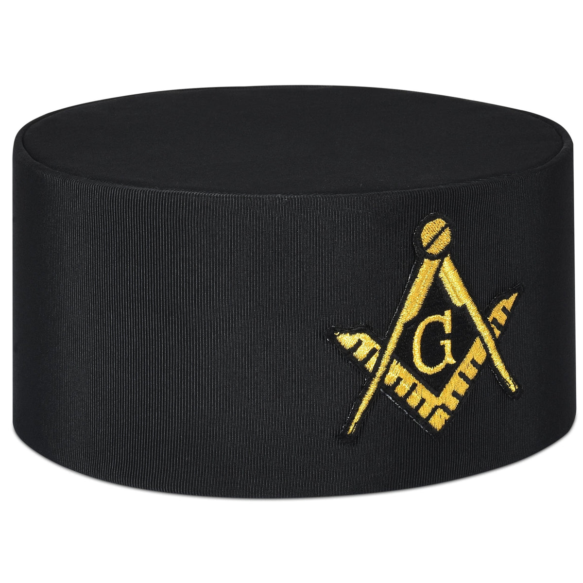 Riaz Impex Masonic Caps & Hats Master Mason Blue Lodge Crown Cap – Black rayon