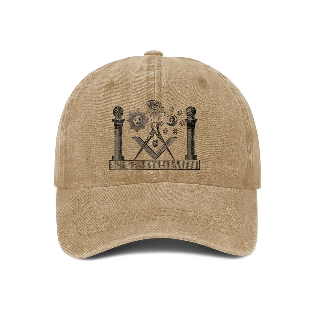 Riaz Impex Masonic Caps & Hats Master Mason Printed Baseball Cap – Denim Style