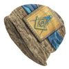 Master Mason Slouch Beanie – Yellow & Blue