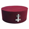 Preceptor English Knights Templar Crown Cap – Maroon Velvet