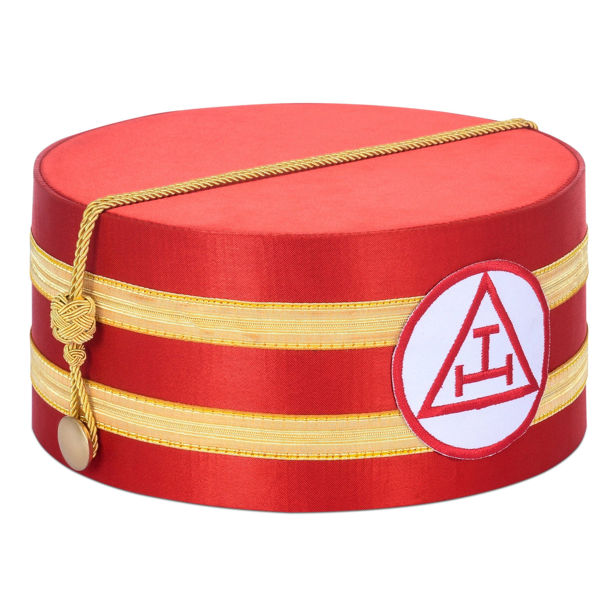Riaz Impex Masonic Caps & Hats Royal Arch Chapter Crown Cap – Red & Gold