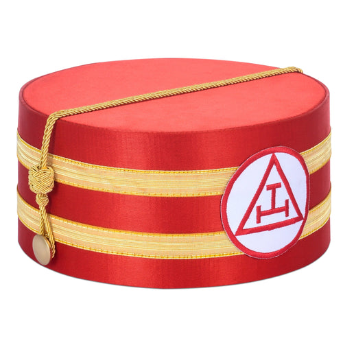 Riaz Impex Masonic Caps & Hats Royal Arch Chapter Crown Cap – Red & Gold