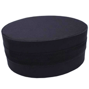 Universal Crown Cap – All Black with Braid