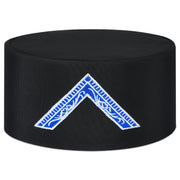 Worshipful Master Blue Lodge Crown Cap – Black & Blue