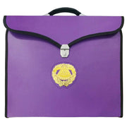 Grand Master Blue Lodge Apron Case – Purple Imitation Leather MM, WM & Provincial