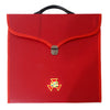 Past High Priest Chapter Apron Case – Red Imitation Leather MM, WM, Provincial