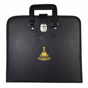 Past Master Blue Lodge Apron Case – Black Imitation Leather MM, WM, Provincial