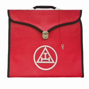 Royal Arch Chapter Apron Case – Red Imitation Leather MM, WM, Provincial
