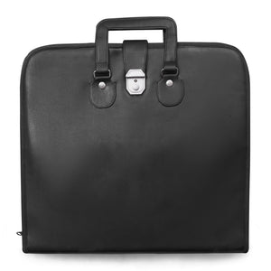 Riaz Impex Masonic Cases 17'' x 15'' x 1/4'' Universal Apron Case – Soft Imitation Leather With Metal Lock