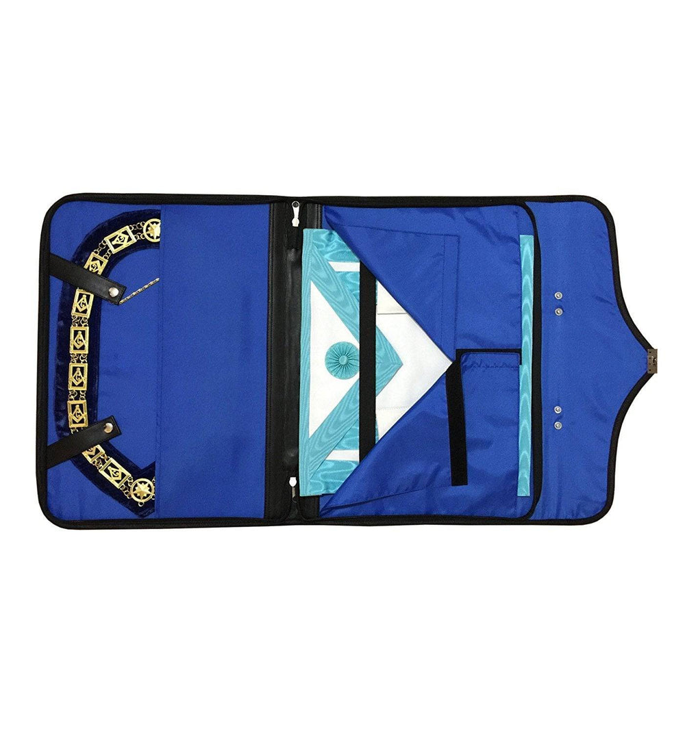 Riaz Impex Masonic Cases 20" X 15" X 1/4" Royal Arch Chapter Apron Case – Red Triple Tau MM, WM, Provincial