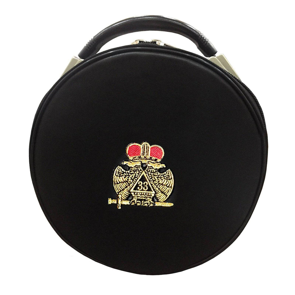 Riaz Impex Masonic Cases 33rd Degree Scottish Rite Crown Cap Case