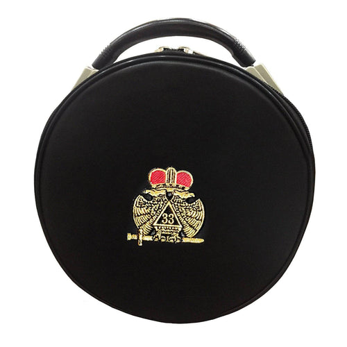 Riaz Impex Masonic Cases 33rd Degree Scottish Rite Crown Cap Case