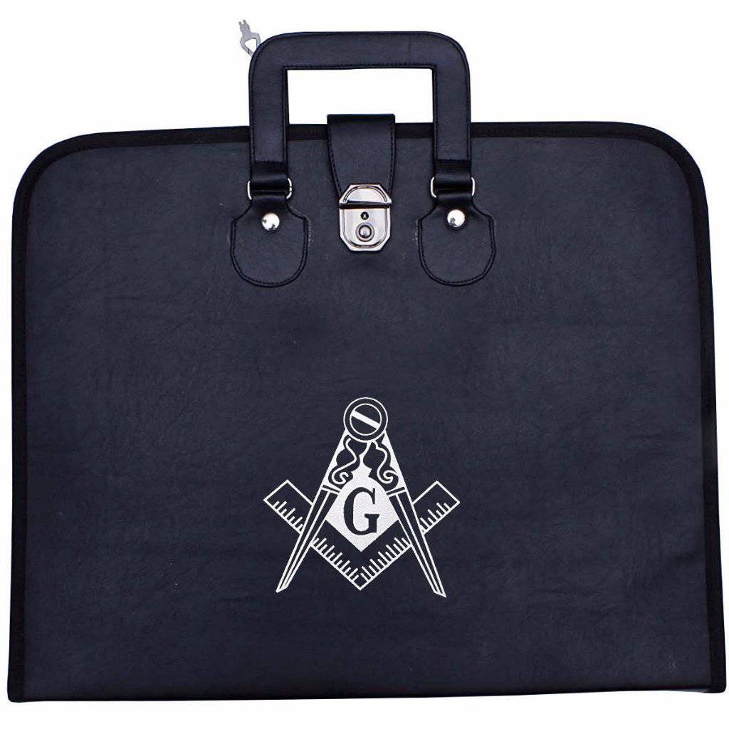 Riaz Impex Masonic Cases Black / 20" X 15" X 1/4" Master Mason Blue Lodge Apron Case – Multiple Colors Provincial