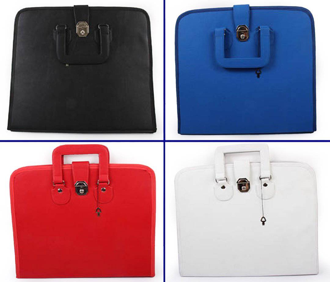 Riaz Impex Masonic Cases Blue / 20" X 15" X 1/4" Universal Apron Case – Multiple Colors Provincial