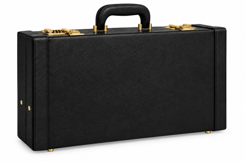 Riaz Impex Masonic Cases Leather Case Universal Apron Case – Black Half Briefcase Different Materials