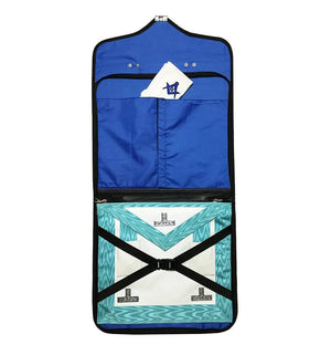 Riaz Impex Masonic Cases Master Mason Blue Lodge Apron Case – Blue Imitation Leather MM, WM, Provincial