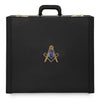 Master Mason Blue Lodge Apron Case – Machine Embroidery Square & Compass G Various Sizes & Materials