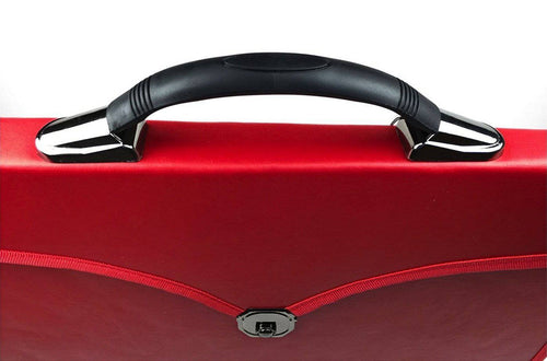 Riaz Impex Masonic Cases Royal Arch Chapter Apron Case – Red Imitation Leather MM, WM, Provincial