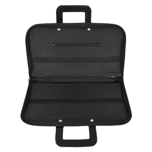 Riaz Impex Masonic Cases Universal Chain Collar Case – Lightweight Soft Case (Black Leather)