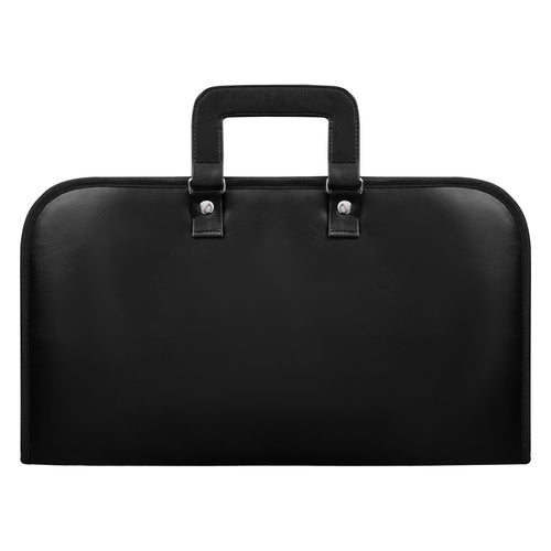 Riaz Impex Masonic Cases Universal Chain Collar Case – Lightweight Soft Case (Black Leather)