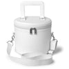 Universal Fez Case – Imitation White Leather With Strap & Handle