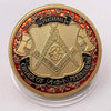 Fraternal Order of Freemasons Coin – Gold Plated