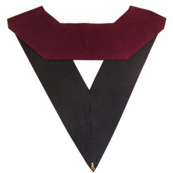 Riaz Impex Masonic Collars 13th Degree Scottish Rite Collar – Plain Crimson Velvet